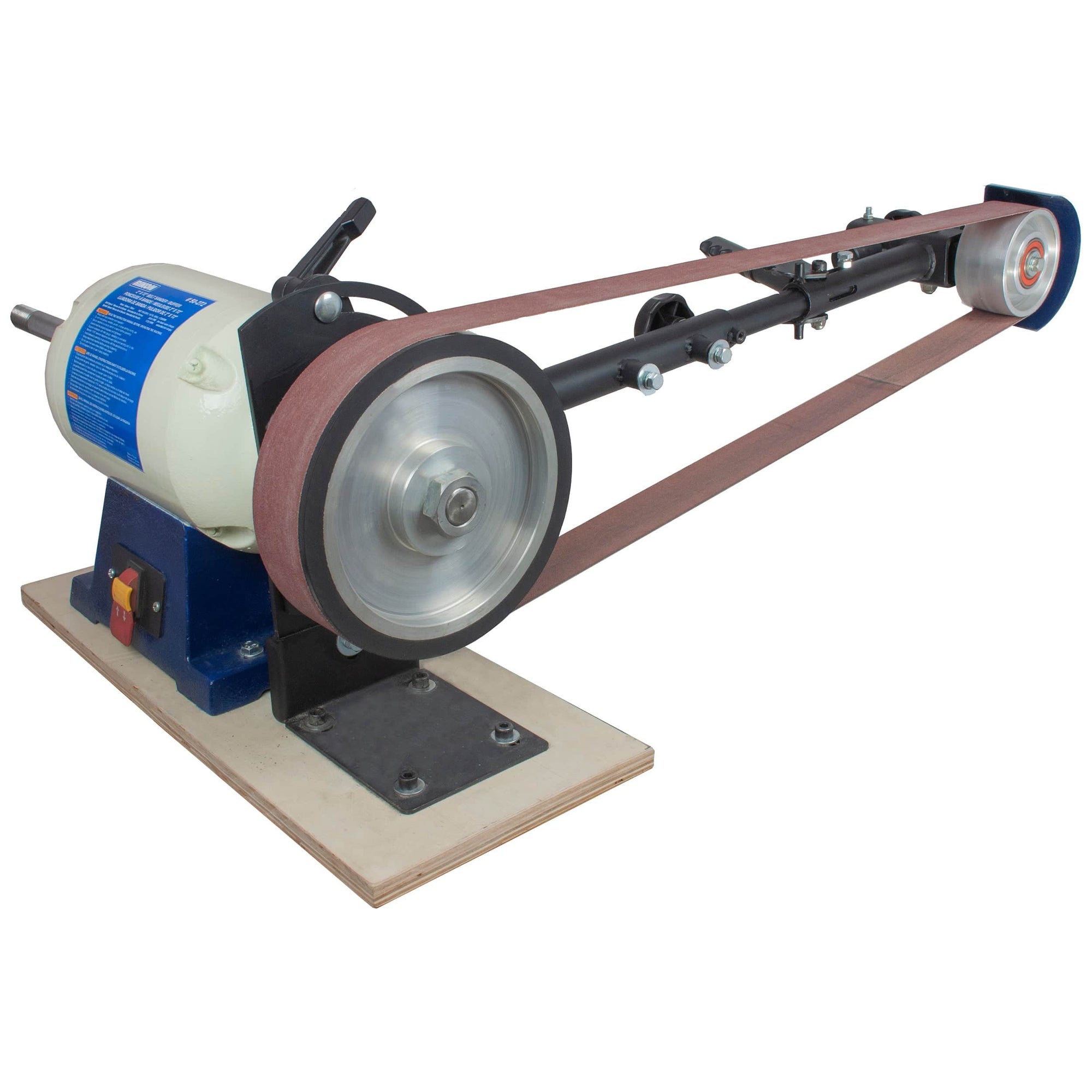 2" x 72" Belt Sander / Buffer - 1 HP with 1" x 8" Spindle alt 0
