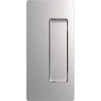 Cavity Sliders CL200 Passage Pocket Door Handle for 1-3/8" Door Satin Chrome alt 0