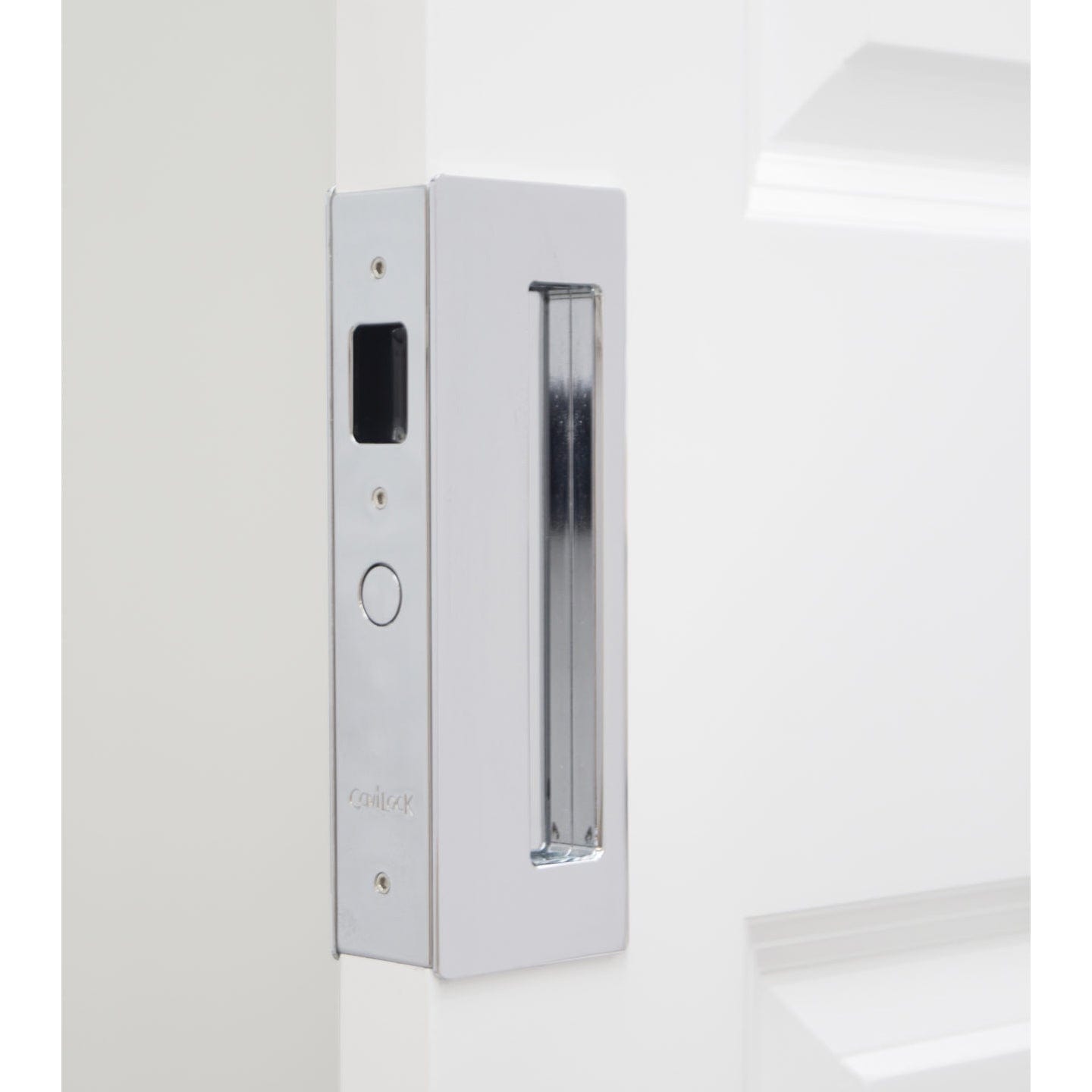 Cavity Sliders CL400 Magnetic Pocket Door Handle for 1-3/8" Door Bright Chrome alt 0