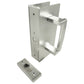 Cavity Sliders CL400 ADA Magnetic Latch Pocket Door Handle for 1-3/8" Door Satin Chrome alt 0