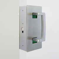 Cavity Sliders CL400 ADA Magnetic Pocket Door Handle for 1-3/4" Door Bright Chrome RH Snib alt 0