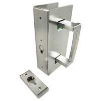 Cavity Sliders CL400 ADA Magnetic Pocket Door Handle for 1-3/4" Door Satin Chrome RH Snib alt 0