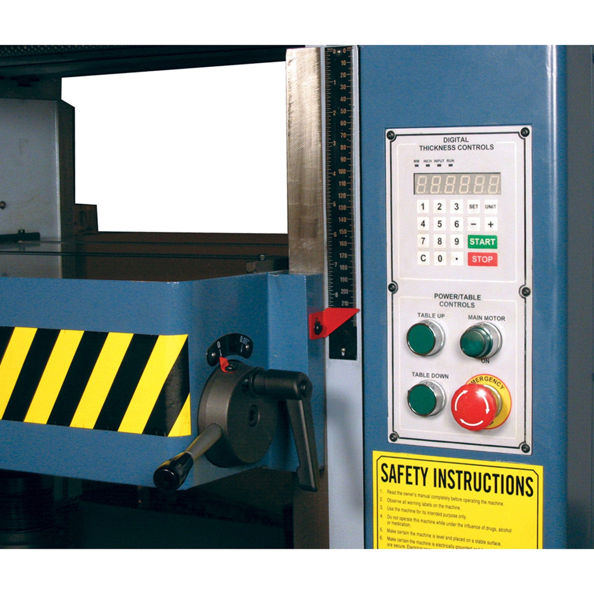 25” Planer with Byrd Shelix Cutterhead 15HP 3Ph alt 0