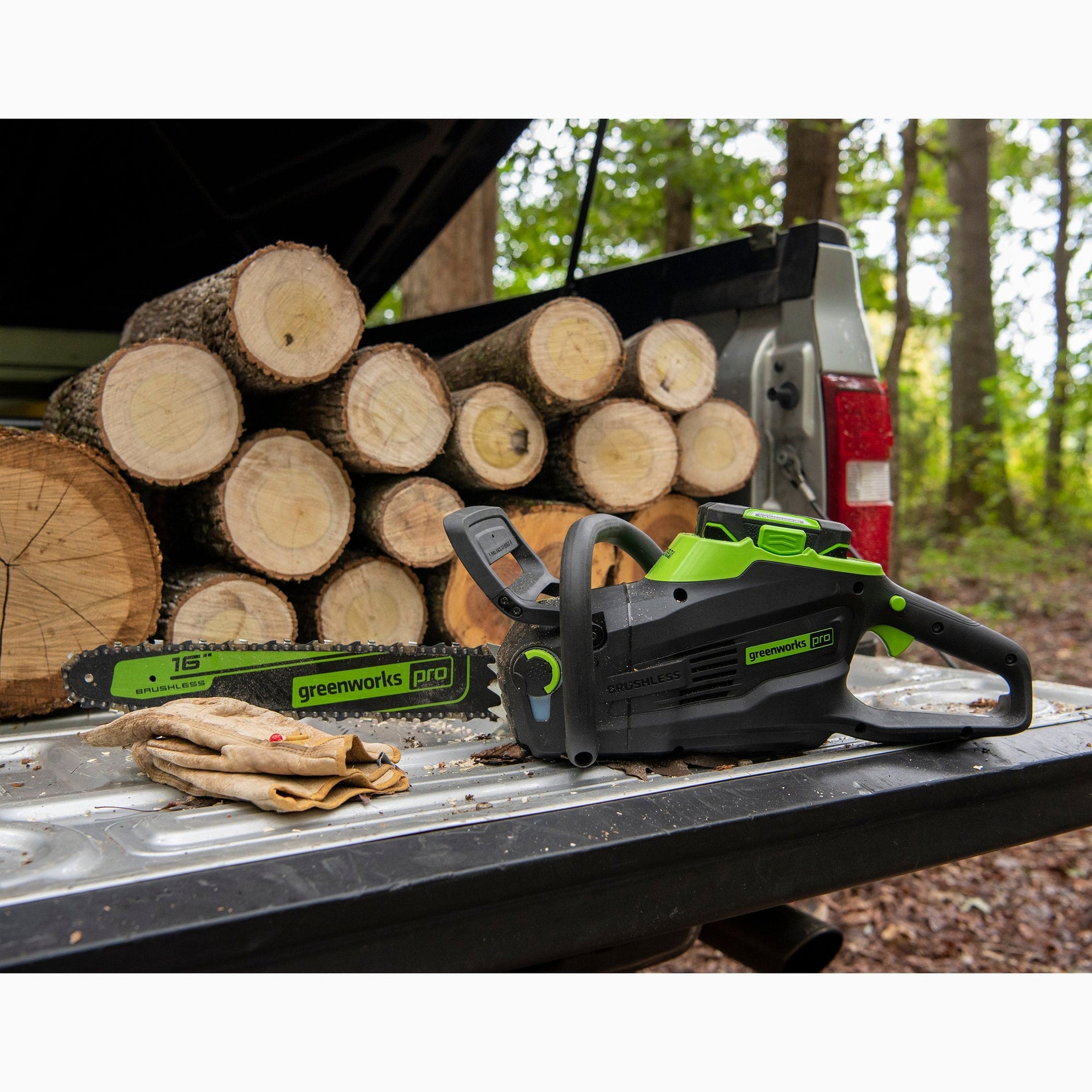 Gen II 16" Brushless Chainsaw with 2.5Ah Battery and 4A Rapid Charger alt 5