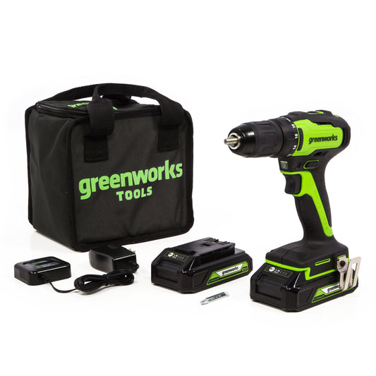 GW 24V BL Drill Kit with Two 2AH Batteries and Charger alt 0