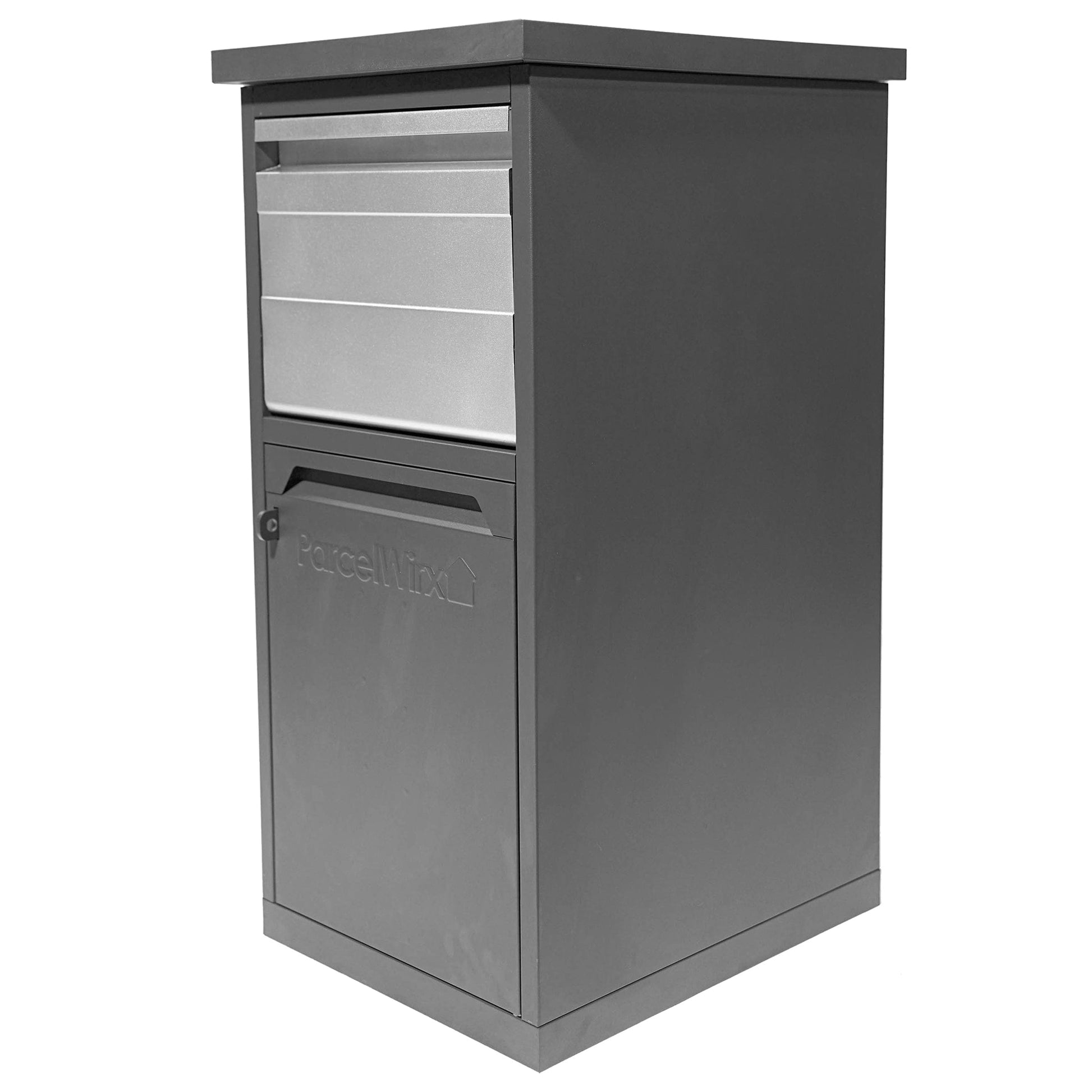 ParcelWirx Lockable Package Delivery Box with Parcel Chute Graphite alt 0