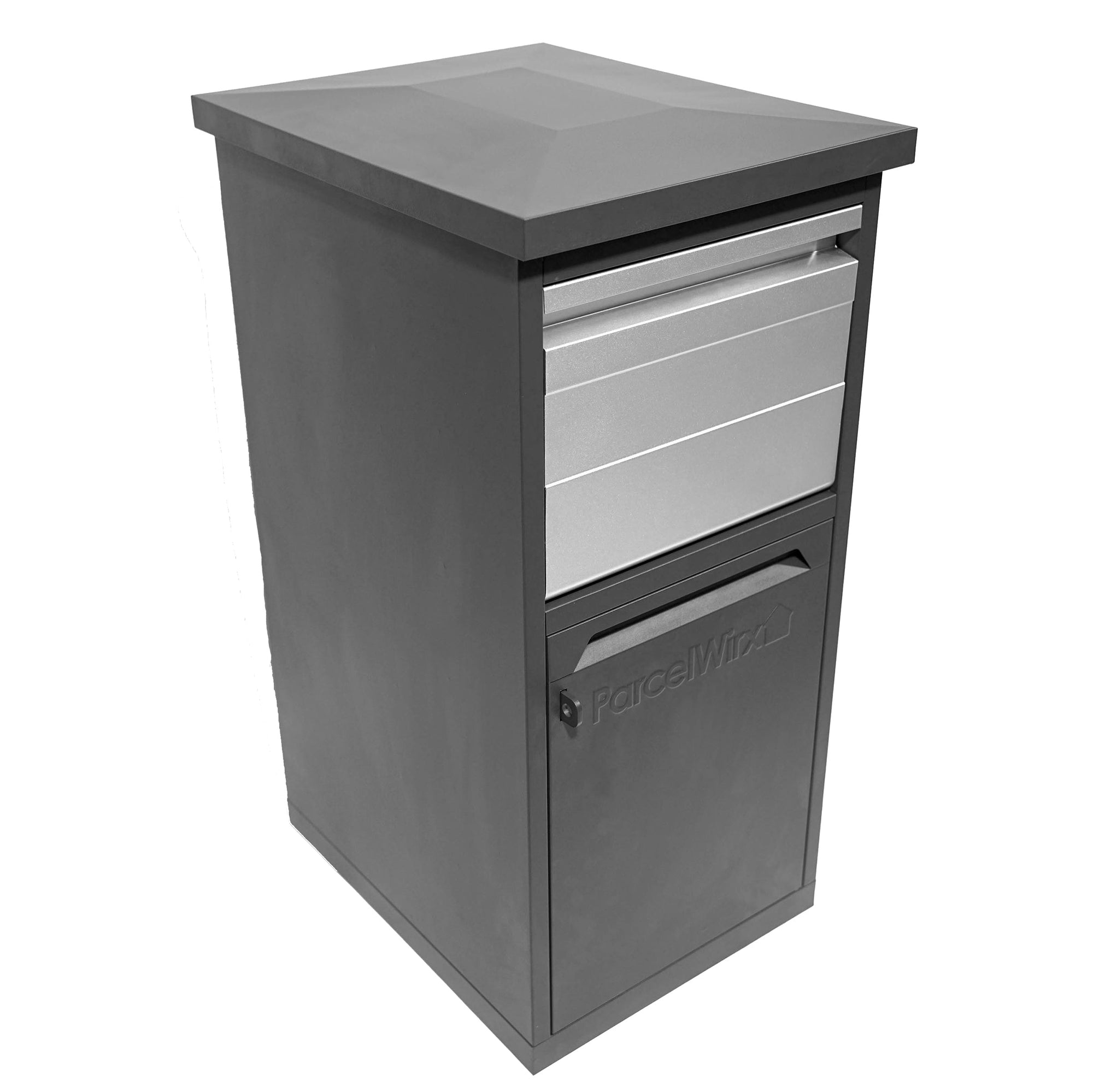 ParcelWirx Lockable Package Delivery Box with Parcel Chute Graphite alt 0