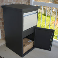 ParcelWirx Lockable Package Delivery Box with Parcel Chute Graphite alt 0