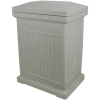 ParcelWirx Vertical Package Delivery Box with Lift Off Lid Prestige Pewter alt 0