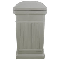 ParcelWirx Vertical Package Delivery Box with Lift Off Lid Prestige Pewter alt 0