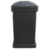 ParcelWirx Vertical Package Delivery Box with Lift Off Lid Graphite alt 0