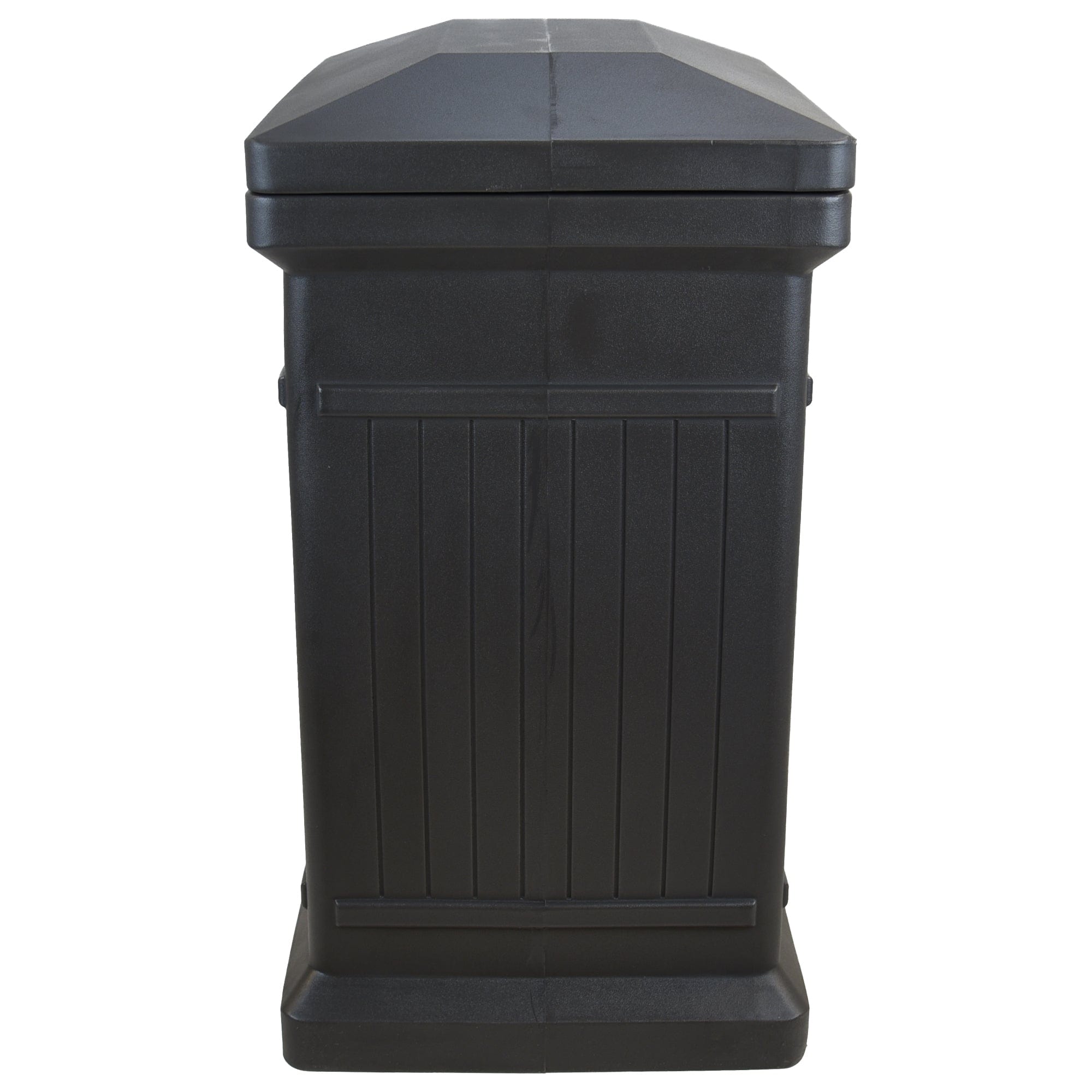 ParcelWirx Vertical Package Delivery Box with Lift Off Lid Graphite alt 0