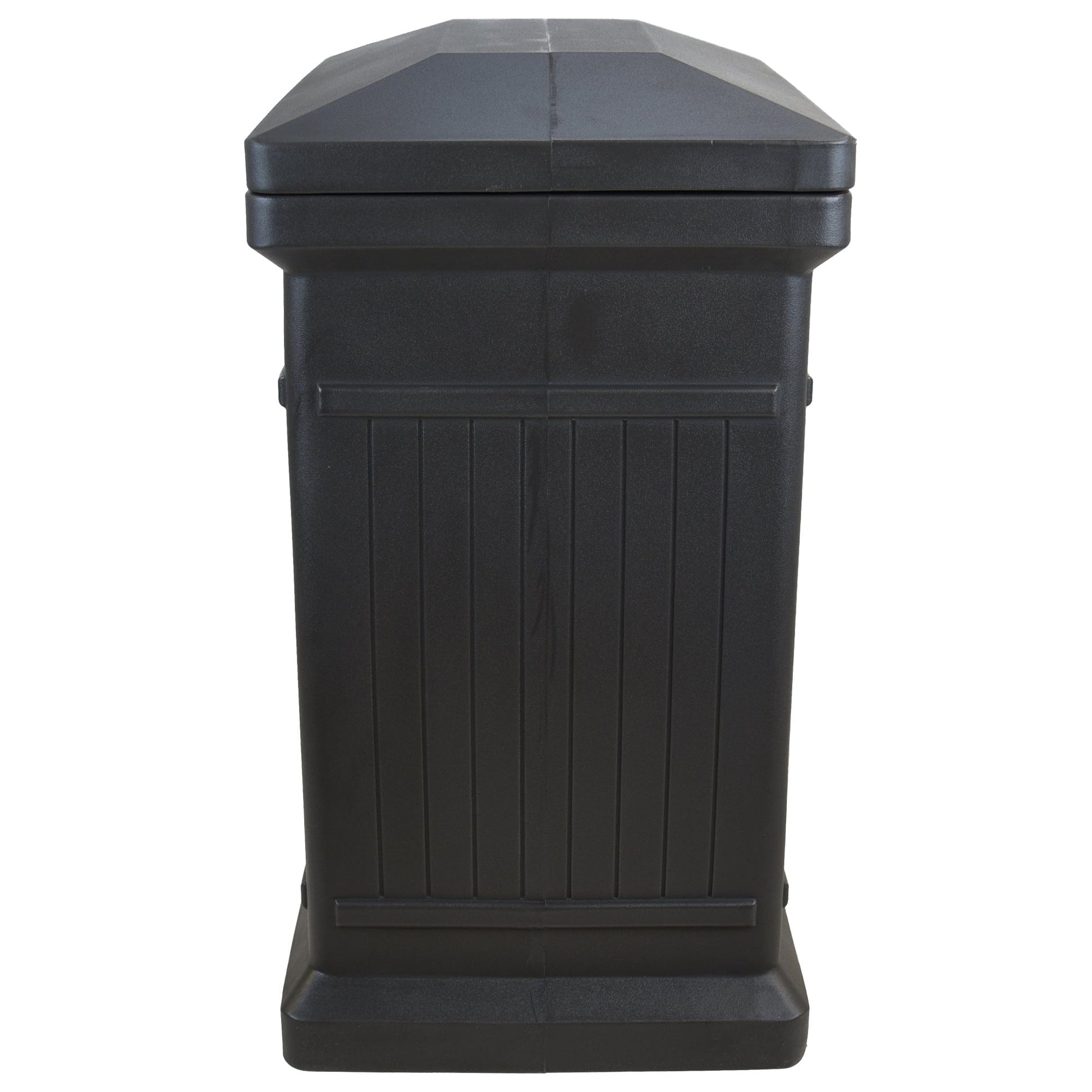 ParcelWirx Vertical Package Delivery Box with Lift Off Lid Graphite alt 0