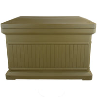 ParcelWirx Horizontal Package Delivery Box with Lift Off Lid Oak alt 0