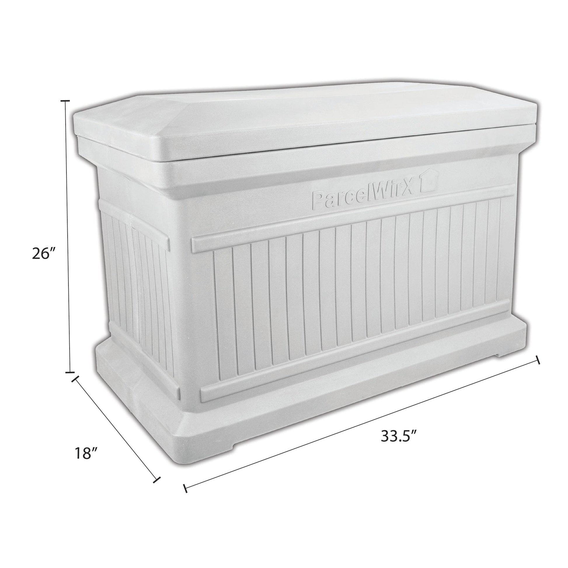 ParcelWirx Horizontal Package Delivery Box with Lift Off Lid alt 5
