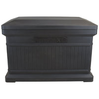 ParcelWirx Horizontal Package Delivery Box with Lift Off Lid Graphite alt 0