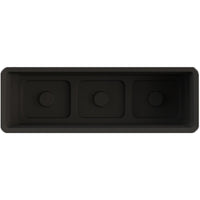 36" x 15" Rectangular Planter Black alt 0