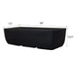 36" x 15" Rectangular Planter Black alt 0