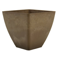 12" Square Garden Planter Oak alt 0