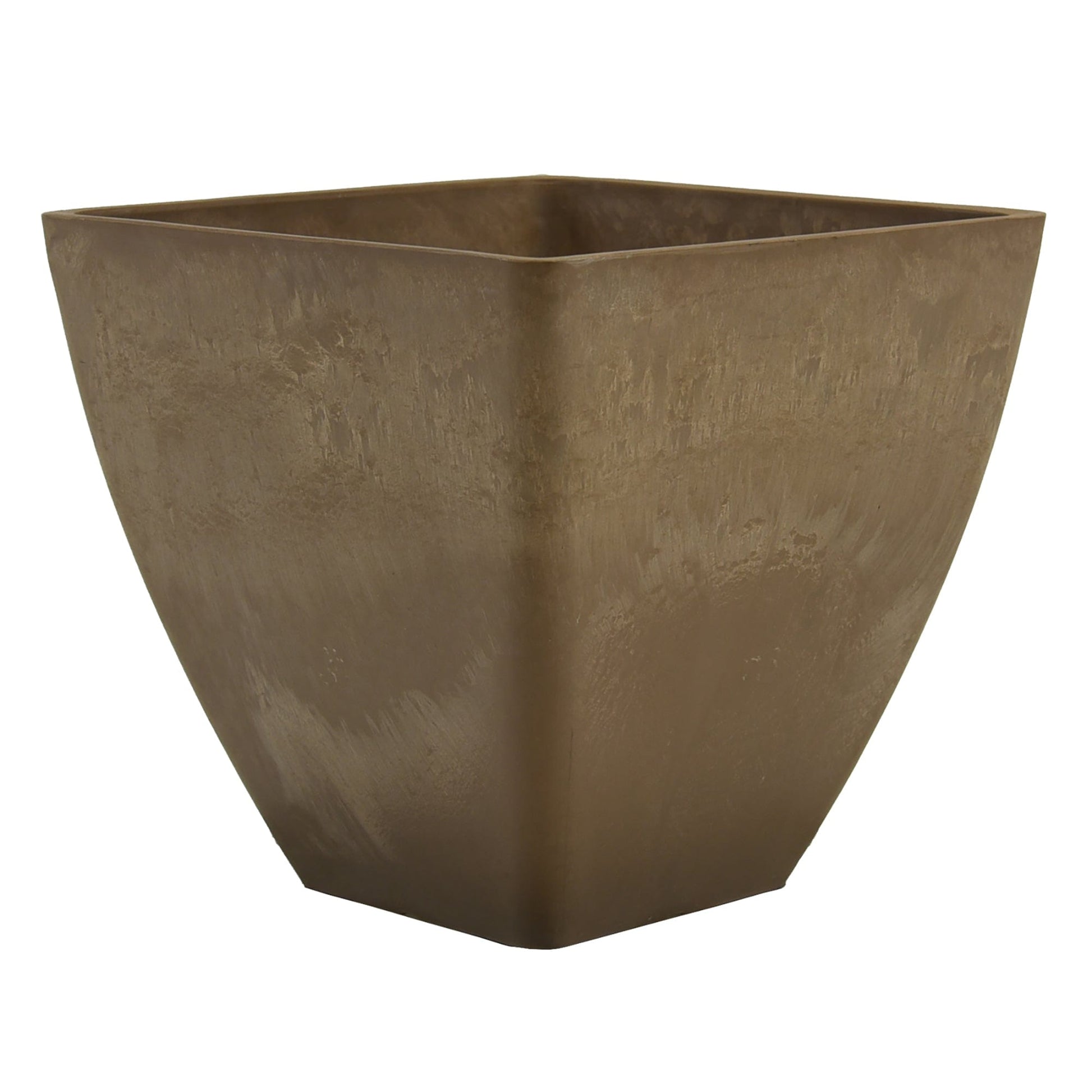 12" Square Garden Planter Oak alt 0