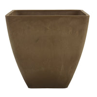 12" Square Garden Planter Oak alt 0