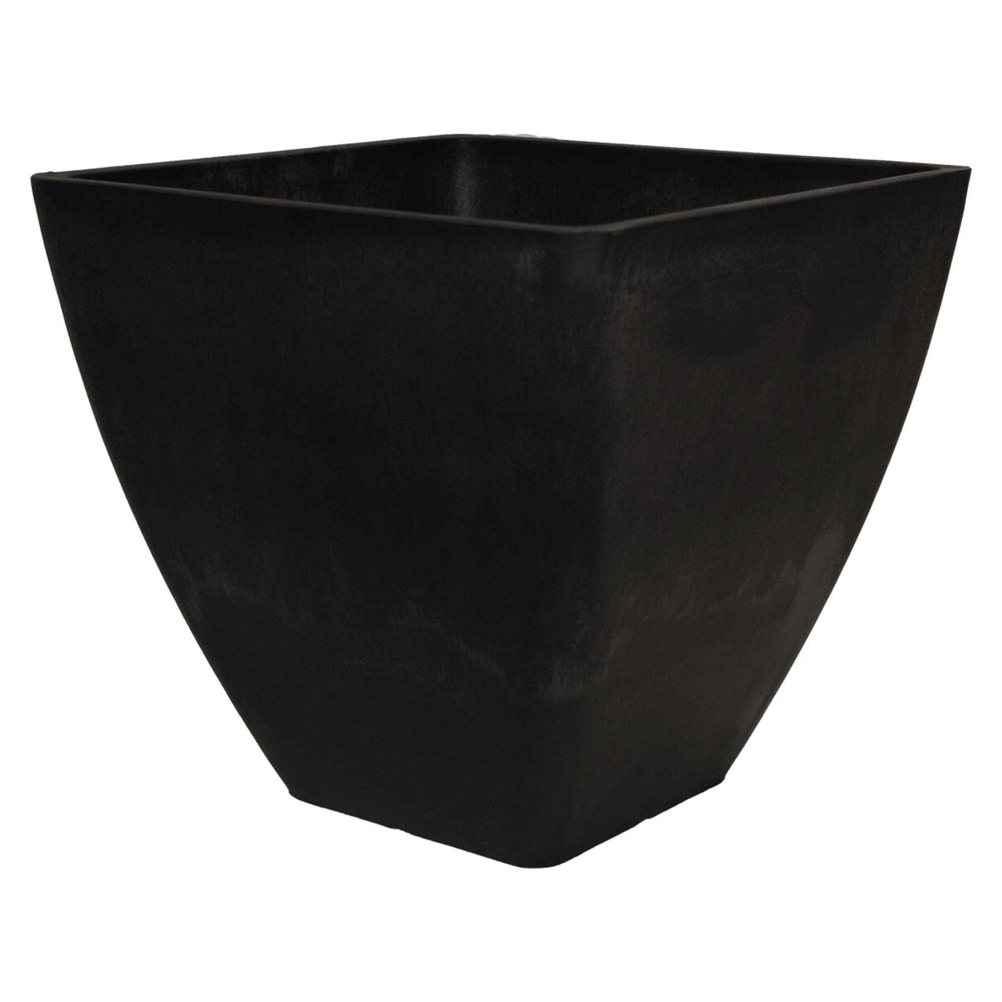 12" Square Garden Planter Graphite alt 0