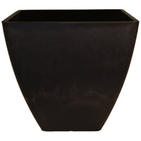 12" Square Garden Planter Graphite alt 0