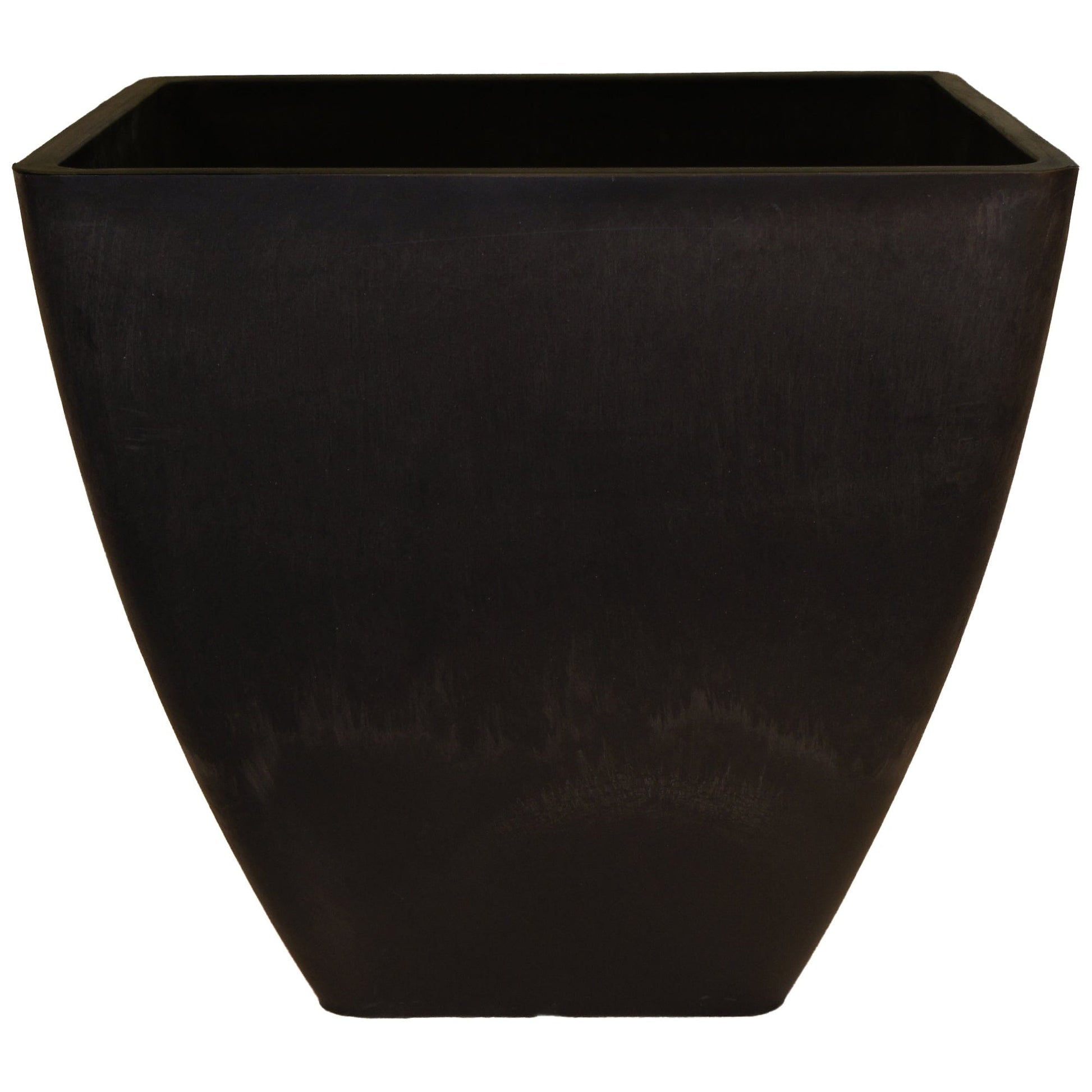 12" Square Garden Planter Graphite alt 0
