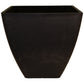 12" Square Garden Planter Graphite alt 0