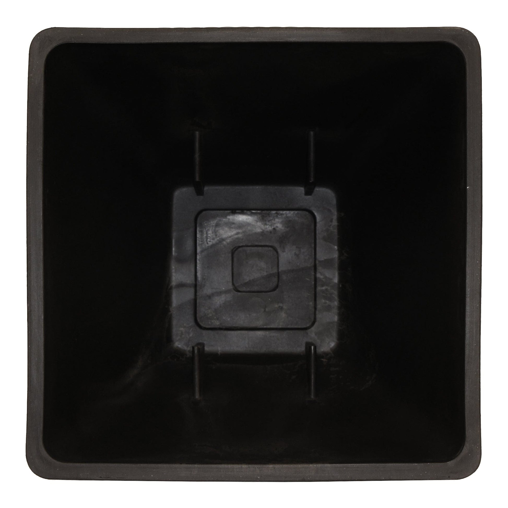 12" Square Garden Planter Graphite alt 0