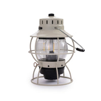 Railroad Lantern Vintage White alt 0
