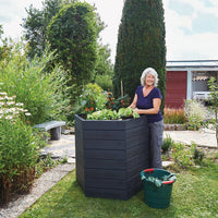 ERGO Modular Raised Bed Hexagon Single Unit Basic Set alt 0