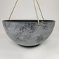 Round Spackled Hanging Planter Medium Gray alt 0