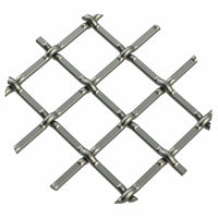 .5" Round Single Diamond Decorative Grille - Antique Pewter, 18" W x 48" L Sheet alt 5