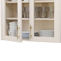 .75" Pressed Single Diamond Decorative Grille - Satin Brass, 18" W x 48" L Sheet alt 75