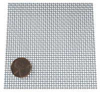 Fine Wire Mesh for Decorative Wire Grilles - 20" L x 48" W, Satin Nickel alt 0
