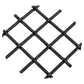 .5" Round Single Diamond Decorative Grille - Flat Black, 36" W x 48" L Sheet alt 5