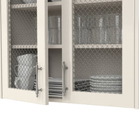 .75" Pressed Single Diamond Decorative Grille - Antique Pewter, 36" W x 48" L Sheet alt 75