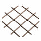 .75" Multi-Crimp Single Diamond Decorative Grille - Antique Brass, 36" W x 48" L Sheet alt 75