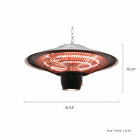 Westinghouse Infrared Electric Outdoor Heater With LED light - Hanging with Remote Control alt 0