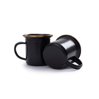 Enamel Espresso Cup Set Charcoal Indoor/Outdoor alt 0