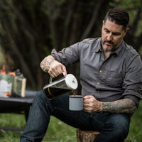 Enamel Cup Set Slate Gray Indoor/Outdoor alt 0