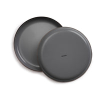 Enamel Deep Plate Set Slate Gray Indoor/Outdoor alt 0