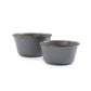 Enamel Mixing Bowl Set Slate Gray Indoor/Outdoor alt 0