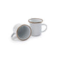 Enamel Espresso Cup Set Eggshell Indoor/Outdoor alt 0