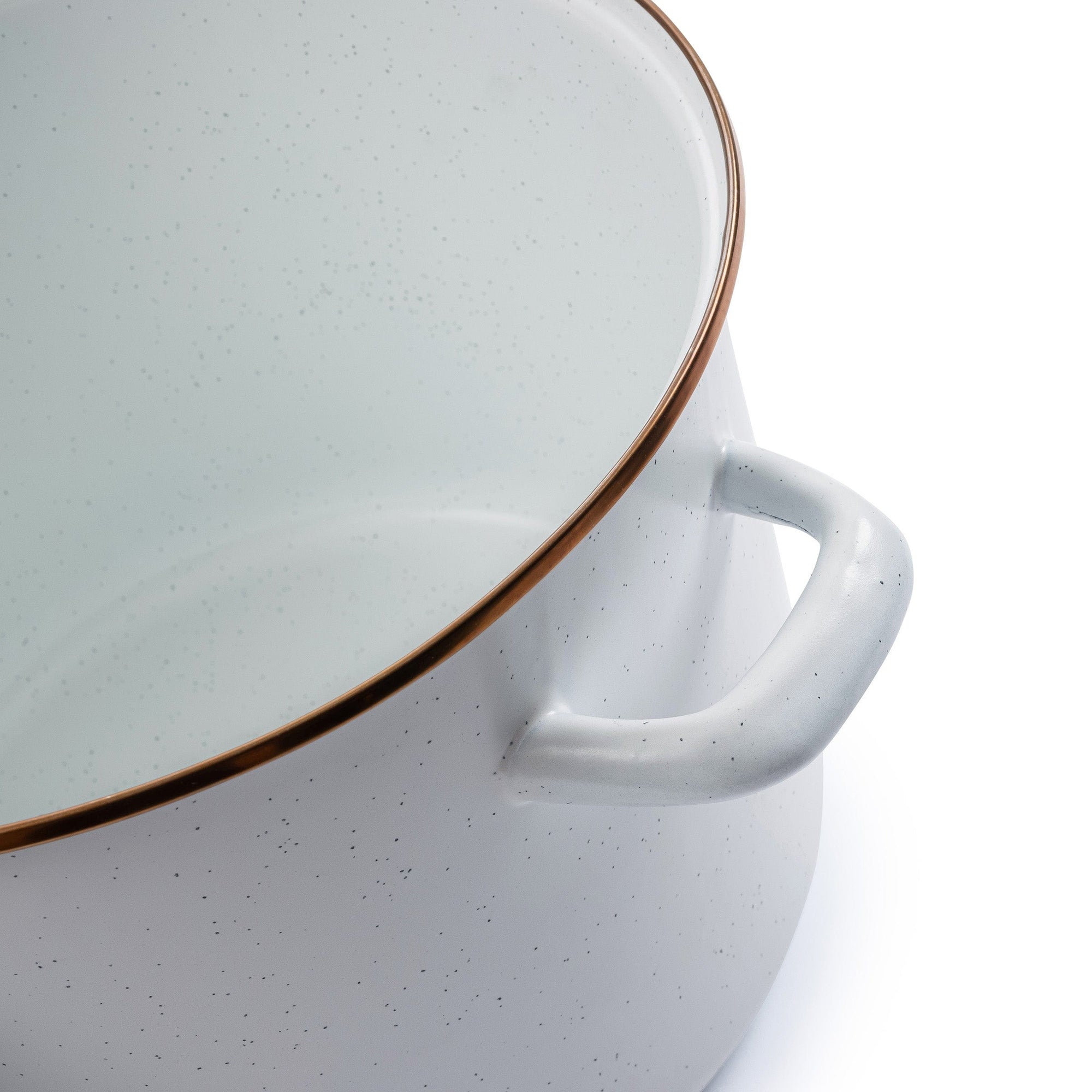 Enamel Stock Pot Eggshell Indoor/Outdoor alt 0