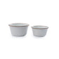 Enamel Mixing Bowl Set Eggshell Indoor/Outdoor alt 0