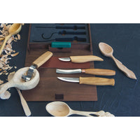 Spoon and Kuksa Carving Professional Set in Gift Book Box alt 0
