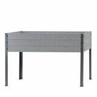 Elevated Planter 21" X 47" X 30"H Gray alt 0