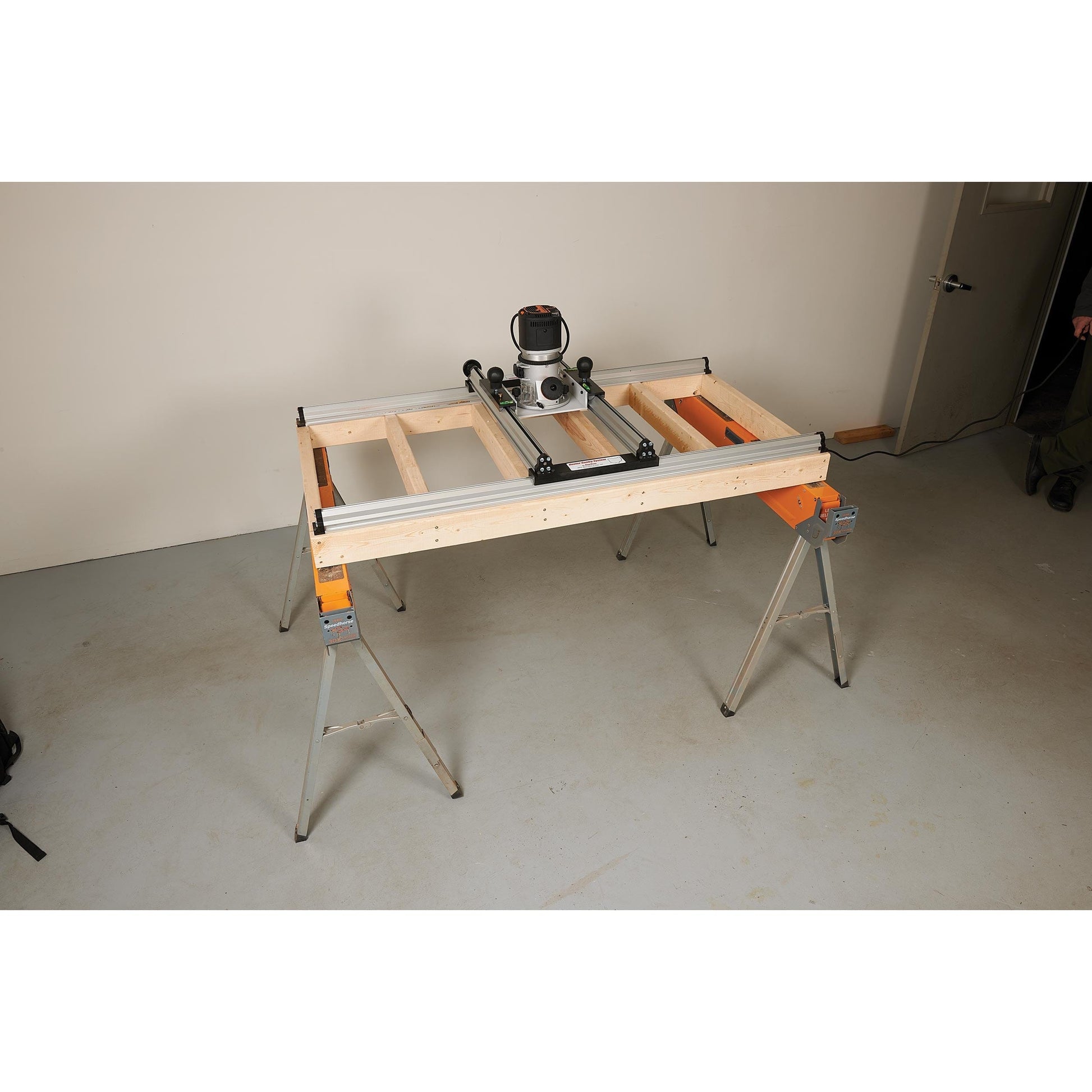 22" x 48" Manual Slab Flattening Router Mill alt 0